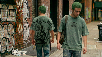 Anime T-shirt – Roronoa Zoro Print, Hög Kvalitet & Bekväm Passform